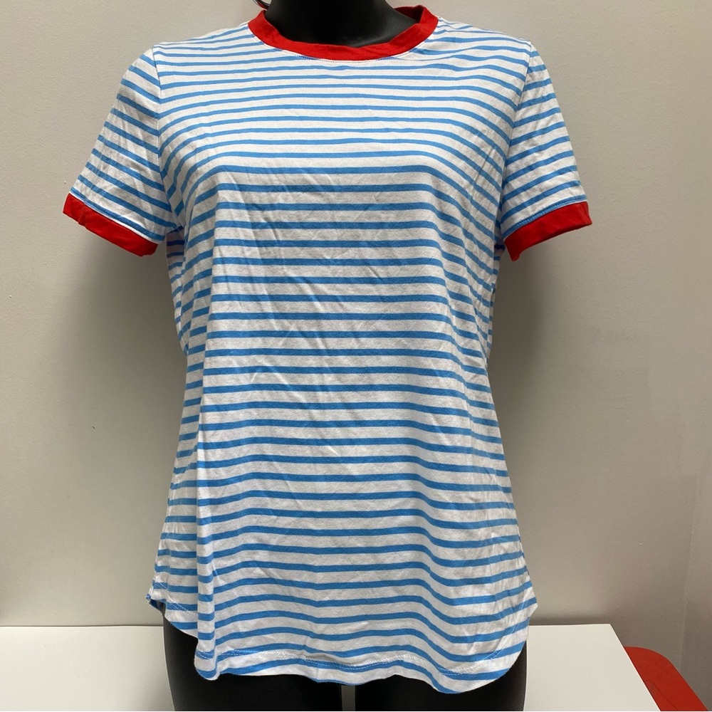 Banana Republic Striped Supima Cotton Tee